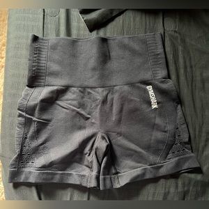 Gymshark black seamless shorts. **SOLD ON DEPOP**